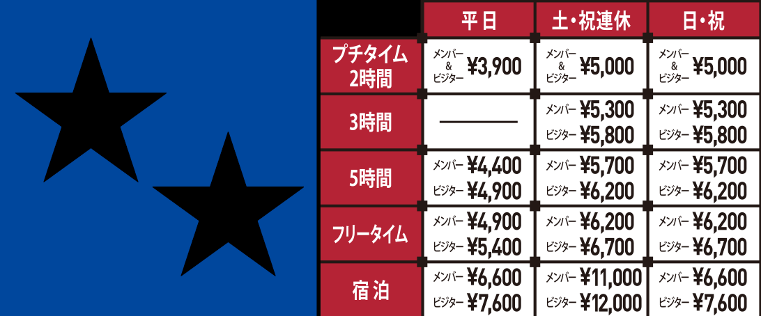 RANK2料金表
